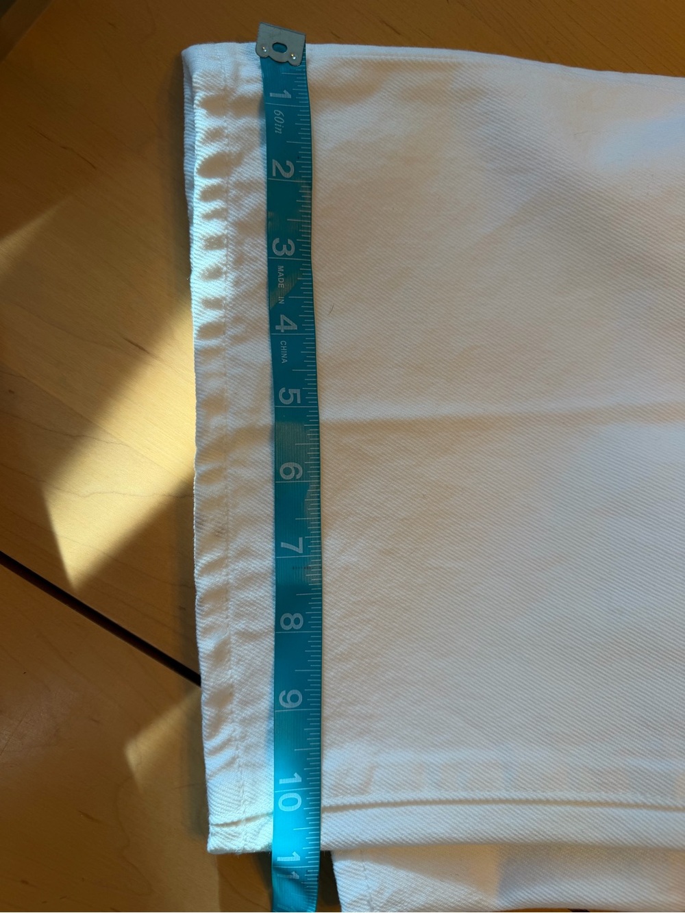 185~ Pistola Tate Wide-Leg White Jeans with Button Fly NWT - Picture 11 of 13